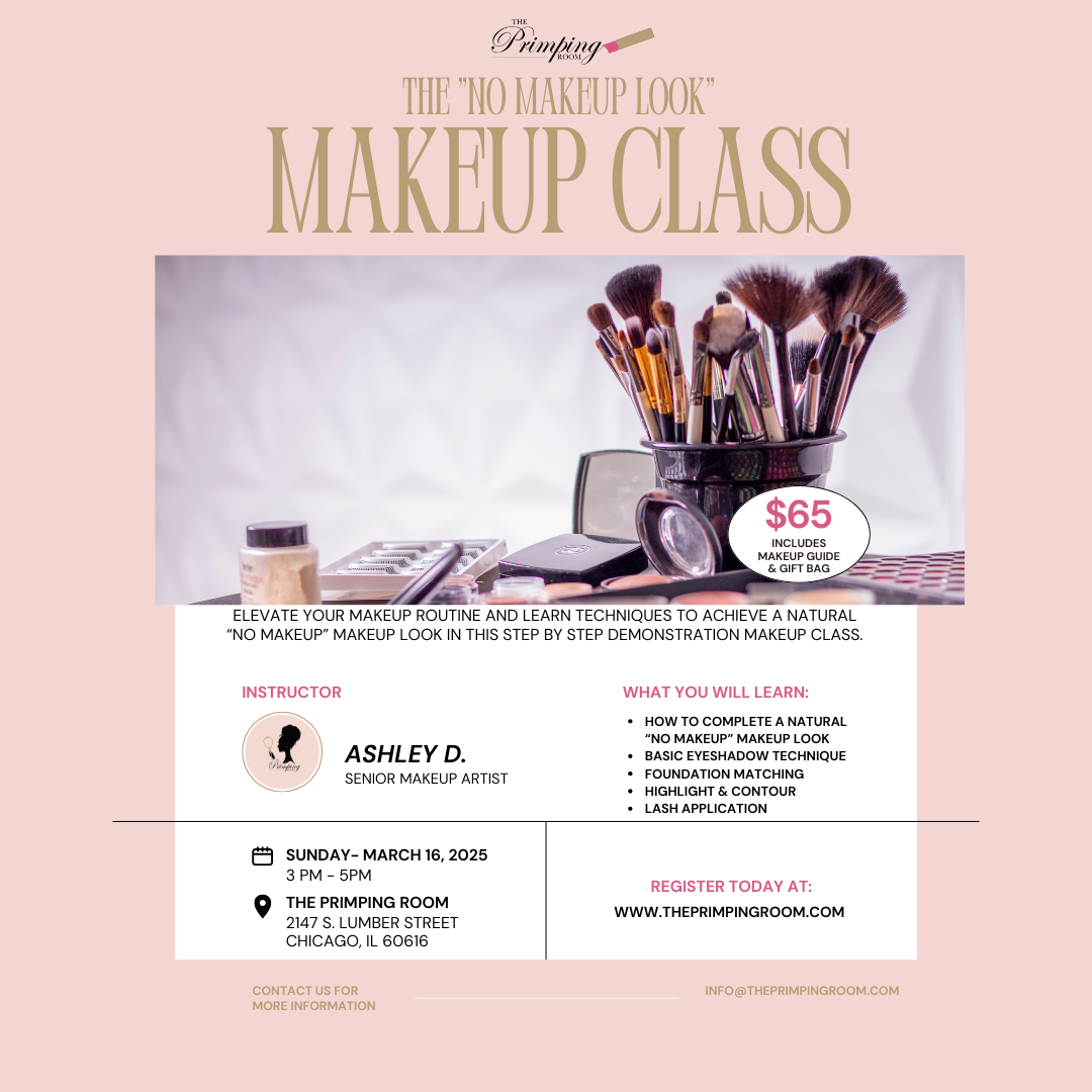 "No Makeup Look" Demonstration Makeup Class